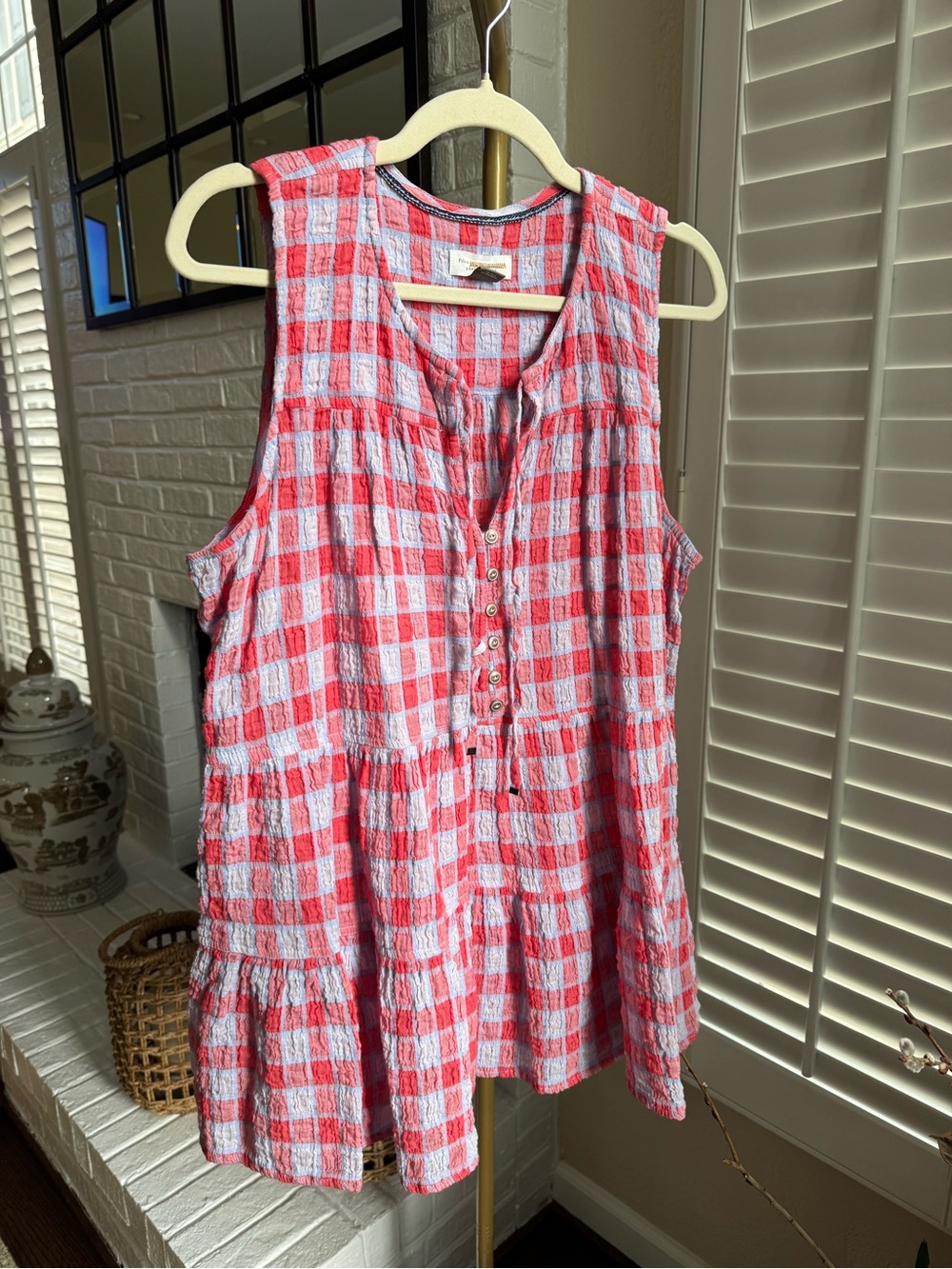 Anthropologie Pilcro Neve Tiered Blouse